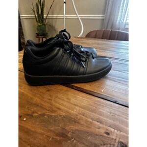 K Swiss Men’s Size 6 Varsity Classic Low Top Sneakers Shoes Tennis Black